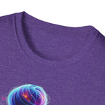 Space Buns T-Shirt – Futuristic Alien Art Tee, 420-Inspired Cosmic Style
