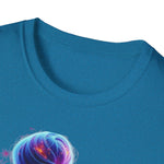 Space Buns T-Shirt – Futuristic Alien Art Tee, 420-Inspired Cosmic Style