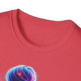 Space Buns T-Shirt – Futuristic Alien Art Tee, 420-Inspired Cosmic Style