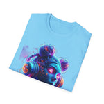 Space Buns T-Shirt – Futuristic Alien Art Tee, 420-Inspired Cosmic Style
