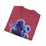 Space Buns T-Shirt – Futuristic Alien Art Tee, 420-Inspired Cosmic Style