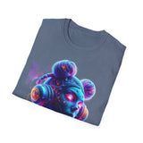 Space Buns T-Shirt – Futuristic Alien Art Tee, 420-Inspired Cosmic Style