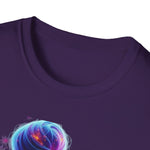 Space Buns T-Shirt – Futuristic Alien Art Tee, 420-Inspired Cosmic Style