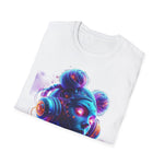 Space Buns T-Shirt – Futuristic Alien Art Tee, 420-Inspired Cosmic Style