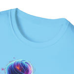 Space Buns T-Shirt – Futuristic Alien Art Tee, 420-Inspired Cosmic Style