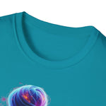 Space Buns T-Shirt – Futuristic Alien Art Tee, 420-Inspired Cosmic Style