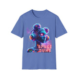 Space Buns T-Shirt – Futuristic Alien Art Tee, 420-Inspired Cosmic Style