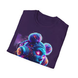 Space Buns T-Shirt – Futuristic Alien Art Tee, 420-Inspired Cosmic Style