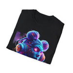 Space Buns T-Shirt – Futuristic Alien Art Tee, 420-Inspired Cosmic Style