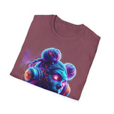 Space Buns T-Shirt – Futuristic Alien Art Tee, 420-Inspired Cosmic Style