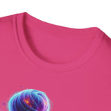Space Buns T-Shirt – Futuristic Alien Art Tee, 420-Inspired Cosmic Style
