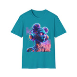 Space Buns T-Shirt – Futuristic Alien Art Tee, 420-Inspired Cosmic Style