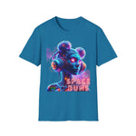 Space Buns T-Shirt – Futuristic Alien Art Tee, 420-Inspired Cosmic Style