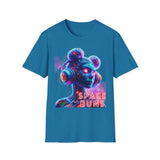 Space Buns T-Shirt – Futuristic Alien Art Tee, 420-Inspired Cosmic Style