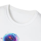 Space Buns T-Shirt – Futuristic Alien Art Tee, 420-Inspired Cosmic Style