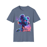 Space Buns T-Shirt – Futuristic Alien Art Tee, 420-Inspired Cosmic Style
