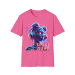Space Buns T-Shirt – Futuristic Alien Art Tee, 420-Inspired Cosmic Style