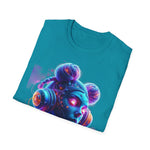Space Buns T-Shirt – Futuristic Alien Art Tee, 420-Inspired Cosmic Style
