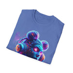Space Buns T-Shirt – Futuristic Alien Art Tee, 420-Inspired Cosmic Style